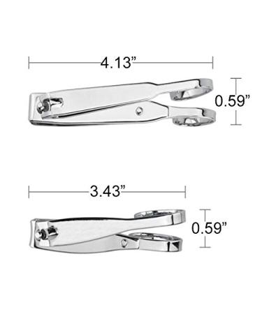 KRISMYA EZ Grip Nail Clipper Set for Seniors - Carbon Steel Fingernail & Toenail Clippers in Metal Case - Set of 2 Sizes for Men & Women - Buy Online on SooperMarket.com