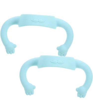 ibasenice 8 Pcs Bottle Handle Bottle Grip Handle Milk Bottle Grips Bottle Grip Handle Wide Mouth Soft Handle Silicone Soft Bottle Clip Child Accessories 14.00X5.00X5.00CMx4pcs Sky-bluex4pcs - Buy Online on SooperMarket.com