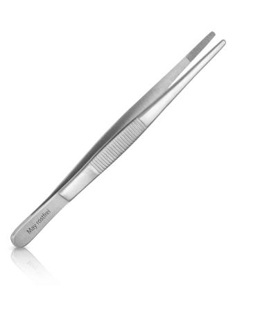 May - Terrarium tweezers 13 cm long - feeding tweezers - feeding tongs - straight design - stainless steel
