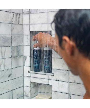 MightyNest Men's Shower Set | Oars and Alps Blue Charcoal Soap Shampoo & Conditioner | Eco-Friendly 4 Piece Bath Gift Set | Moisturizing for All Skin & Hair Types - Buy Online on SooperMarket.com
