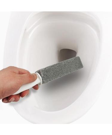 Yawdil Pumice Stone For Toilet Bowl Cleaning Scouring Stick With Handle Powerfully Away Limescale Stain Cleaning Tool - Buy Online on SooperMarket.com