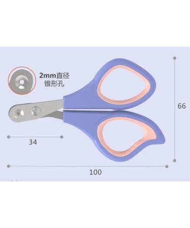NOOMIEQCF Pet Nail Clippers Round Hole Pet Nail Scissors Stainless Steel Pet Nail Trimmers for Cat Dog Small Animals - Buy Online on SooperMarket.com