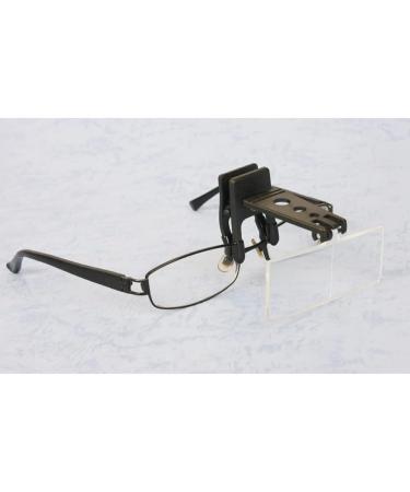 VENEKA 1 Set 1.5X/2.5X/3.5X Magnifying Glass Optical Instruments Folding Clip on Eyeglass Loupe with 3 Acrylic Lens 85x30mm - Buy Online on SooperMarket.com