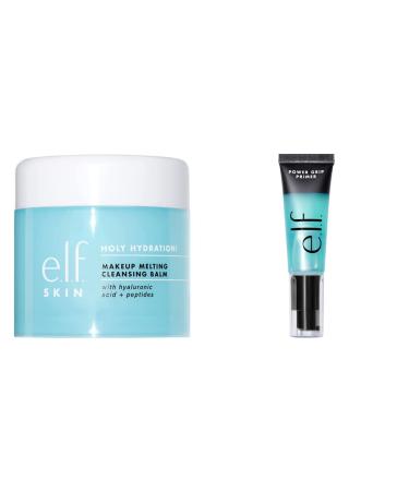 e.l.f. SKIN Holy Hydration! Makeup Melting Cleansing Balm + Power Grip Primer Balm + Primer 6 Oz