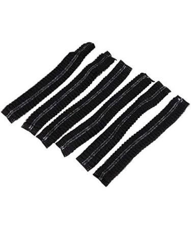 100pcs Tvoip Disposable Cap Hair Net Bouffant Cap - Black - Anti Dust Non-Woven Head Cover for Hair Protection - Buy Online on SooperMarket.com