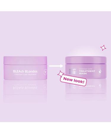 Lee Stafford Daily Blonde Hair Mask | Hydrate & Brighten Bleach Blondes - 16.7 Fl Oz Treatment for Dry Damaged Hair Neutralizes Yellow Tones - Buy Online on SooperMarket.com