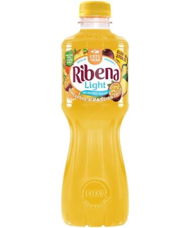 Ribena Pineapple & Passionfruit Light 500ml (12 Bottles)