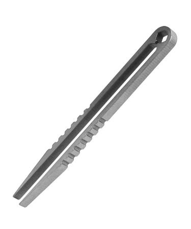 MUNEFE Tweezers Mini Tweezers Portable Tweezers Suitable for Outdoor Survival Camping and Traveling(Color) Natural Color
