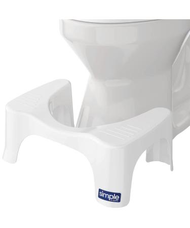 Squatty Potty Simple Toilet Stool White 7"