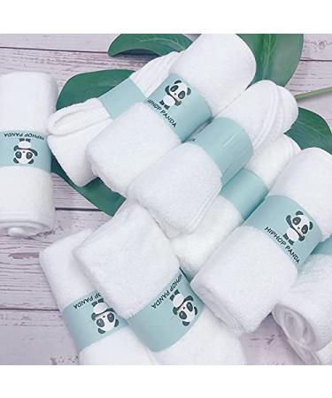 Soft Bamboo Baby Washcloths - 6 Pack 10x10 Inch - 2 Layer Absorbent Towel for Newborns - Gentle Baby Wipes for Delicate Skin - Shower Registry Essential - Buy Online on SooperMarket.com