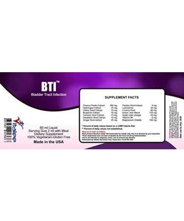 BTI Gallbladder Tract Infection Natural Protocol - 60 ml Bottle - Buy Online on SooperMarket.com