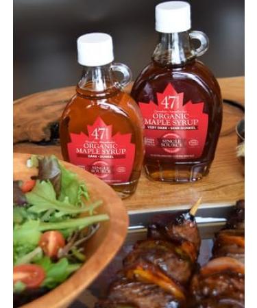 47 North Canadian Organic Single Source Maple Sryup Grade A Very Dark 250g Strong in taste and so perfect for baking glazing for hearty meat barbeque and also in the c - Buy Online on SooperMarket.com