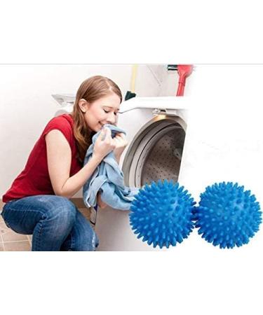 Reusable Dryer Balls Tumble Laundry Wash Balls Non Melt Dryer Balls for Speeding Drying and Reducing Creases for Clothes (Red) - Buy Online on SooperMarket.com
