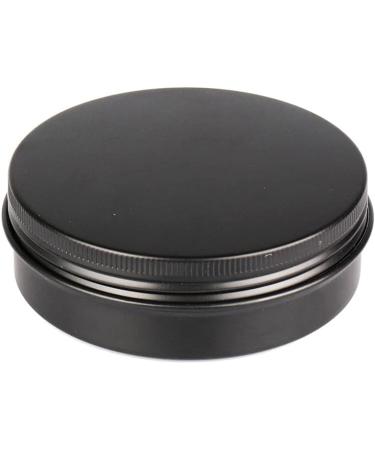 Zeoabsy 10 Pieces 100ml Matte Black Aluminum Empty Jars - Round Doses with Screw Cap for International Shipping - Buy Online on SooperMarket.com