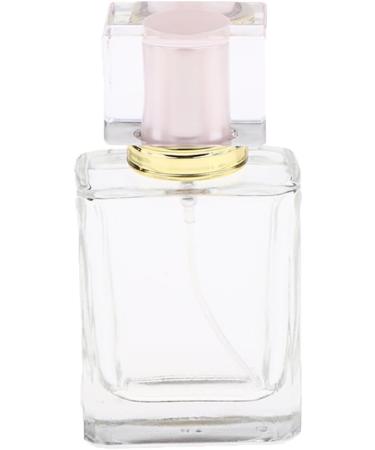 Dajidafu Stylish Pink Cap Empty Glass Perfume Fragrance Bottle Aftershave Spray Containers 50ml - Buy Online on SooperMarket.com