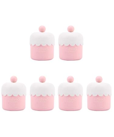 6pcs Makeup Cups Soap Whip Bubbling Foaming Tool Facial Making Using Device Maker Foamer Bottles Bathroom Foam Former Bubble Manual Dispenser Travel Pink Cup Empty Chic