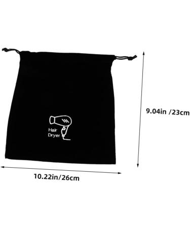 FOYTOKI Flannel Hair Dryer Bag Hair Dryer Attachments Storage Travel Bag for Hair Styling Tools Hair Tools Travel Bag Hair Dryer Bag for Traveling Hair Dryer Organizer Hair Tool Travel Bag - Buy Online on SooperMarket.com
