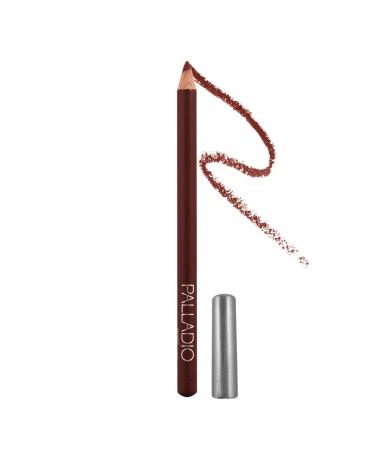 Palladio Lip Liner Pencil  Wooden  Firm yet Smooth  Contour and Line with Ease  Perfectly Outlined Lips  Comfortable  Hydrating  Moisturizing  Rich Pigmented Color  Long Lasting  Rose Rose 1 Count (Pack of 1)