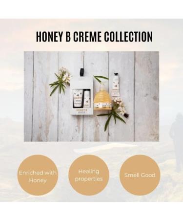 Scottish Fine Soaps | Honey B Hand Care Duo | Hand Scrub and Hand & Nail Cream Set with Acacia Honey - Buy Online on SooperMarket.com