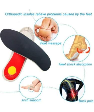 Plantar Fasciitis Relief Arch Support Insoles for Men and Women - Orthotic Shock Absorbing Comfort for Flat Feet & Heel Pain (Small EU 35-40) - Buy Online on SooperMarket.com