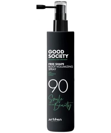 Artego Good Society 90 Free Shape Root Volumizing spray 150ml thickens the hair fiber without weighing it down. Ideal at the roots and on the lengths it replumps with light support. - Buy Online on SooperMarket.com