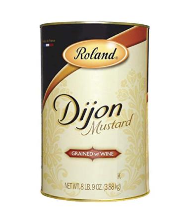 Roland Grained Dijon Mustard, 8lb 9oz Can Grained Dijon Mustard 8 Pound 9 Ounce