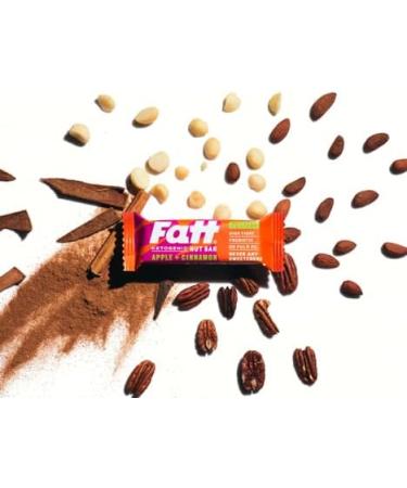 FattBar Keto Snack Bars Variety Pack - 5 x 30g - 4 Flavours - Low Carb, Low Sugar, High Prebiotic Fibre - 100% Natural & Vegan - Sweetener Free - 5 Count Pack - Buy Online on SooperMarket.com