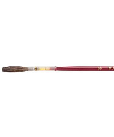 Andrew Mack Brown Kazan Squirrel Hair Lettering Quill Series 179L Size 3
