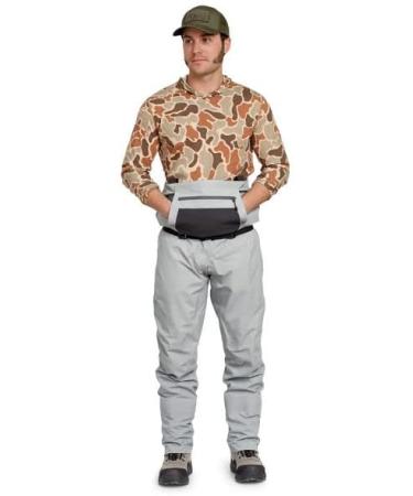 Orvis Clearwater Chest Waders for Men - Waterproof Fly Fishing Waders with Neoprene Booties  External Storage Pocket Small Stone - Buy Online on SooperMarket.com