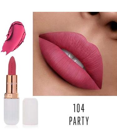 Phoera Absolute Velvet Matte Lipstick - Long Lasting Waterproof Pigment Makeup UK (104 Party) - Buy Online on SooperMarket.com
