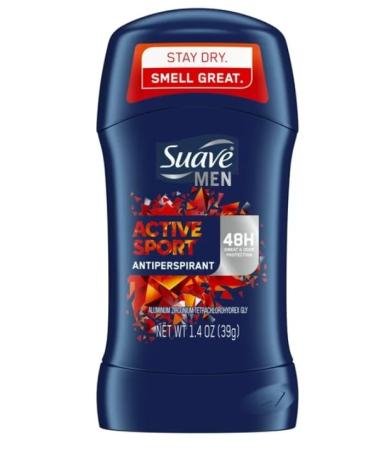 Suave Men Active Sport Antiperspirant Deodorant 1.4 oz.