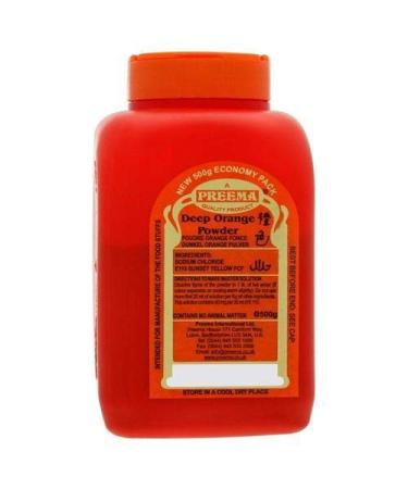 Preema Deep Orange Food Colour Powder - 500g