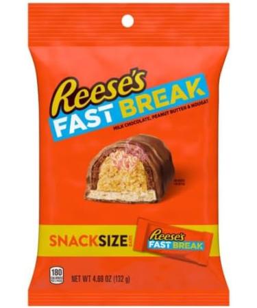Chocolate Peanut Bag Bundle With Reese's Fast Break Snack Size Peg Bag 133g (2 Pack) - Buy Online on SooperMarket.com