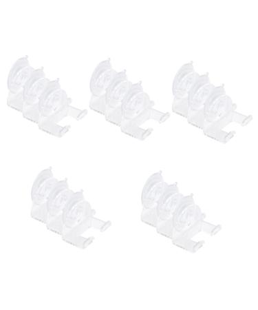 Cabilock 15 bei -shaver holder on the wall glue razor stand made of plastic hanging hook shaving hooks with suction cup holder for the razor in the bathroom pvc connector hanger 6x5x4cmx5pcs as shown x 5 pieces