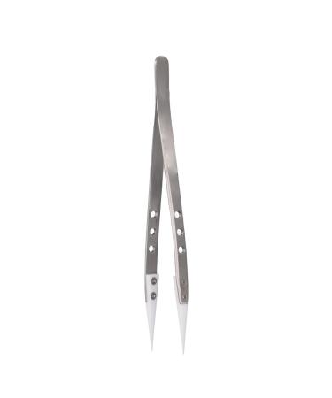 Finch with a straight head fine tip repair tweezers precision tweezers for ingrown hair facial hair splinter tick remover
