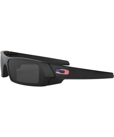 Oakley Gascan OO9014 Sunglasses Men Matte Black/Gray + Leash & VISIOVA Accessories - Buy Online on SooperMarket.com