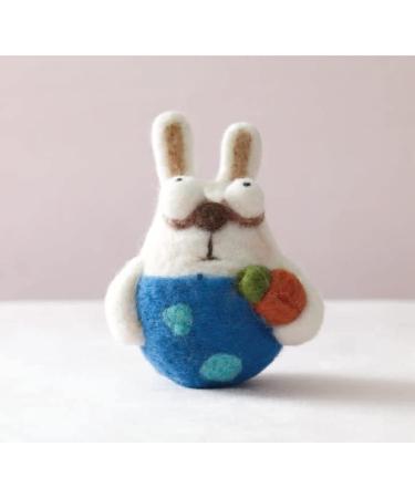 Woolbuddy Felting Wool Kit - Eco-Friendly Clean Carded Roving Wool Pack for Needle Felting & Wet Felting - Beginner-Friendly Supplies with Guide Card - Buy Online on SooperMarket.com