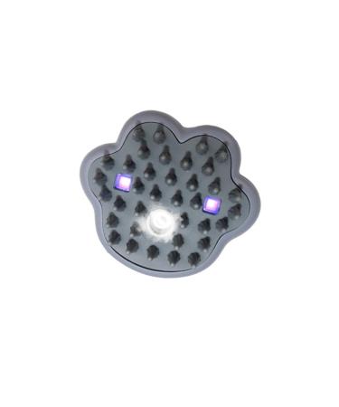 Fzzuzdlap Electric Pet Spray Grooming Comb Electric UV Spray Comb + Gentle Massage Function 1 Set Blue Gray