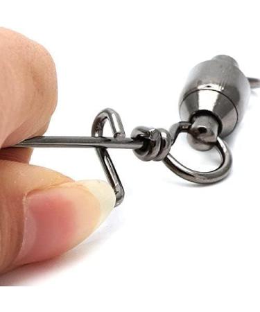 Dr.Fish Fishing Snap Swivels  Ball Bearing Swivels with Stainless Steel Coastlock Snap  Corrosion Resistant Black Nickel Coating  High Strength 26Lb to 503Lb  Saltwater Swivels Fishing Tackle #7-232LB 20 - Buy Online on SooperMarket.com