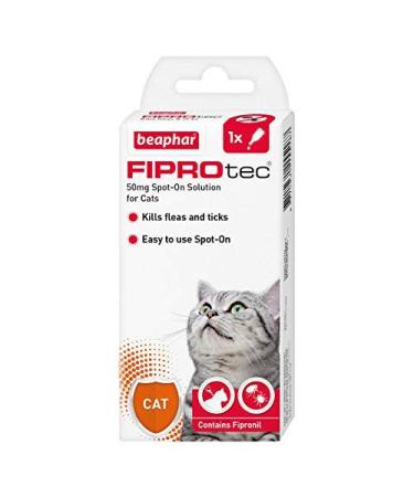 Beaphar FIPROtec Spot On Solution for Cats (1 Treatment 5 wks)