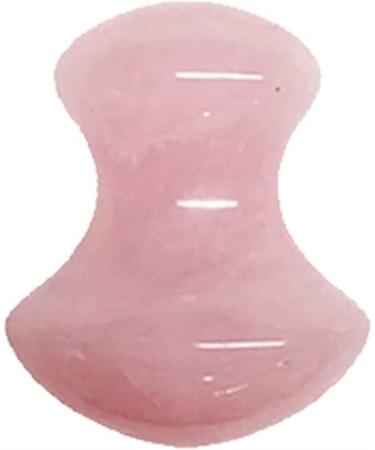 Home Decoration Gua Sha Scraper Board - Rose Quartz Face Massager & Jade Roller Set | Natural Stone Facial Tool for Glowing Skin - Buy Online on SooperMarket.com