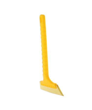 minkissy Japanese Patches for Clothing Snow Windshield Violin Bow Clip Deicer Snow Scraper Trumpet Water Key Screw Ice Scraper Snow Windshield Car Beef Scraping 34.00X16.00X1.50CM Yellow