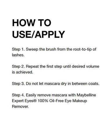 Maybelline New York Total Temptation Washable Mascara - Very Black - 0.27 fl. oz - Buy Online on SooperMarket.com