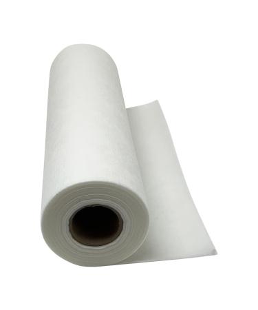 No Show Mesh Machine Embroidery Stabilizer 12" x 25 Yard - Invisible Mesh Cut Away Stabilizer Medium Weight - White