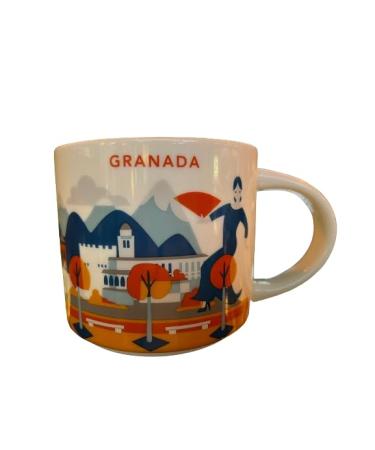 STARBUCKS - Granada (Spain) You Are Here Collection Coffee Mug 14 oz/14 Fl.Oz