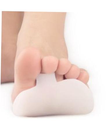 Gel Bunion Protector Insoles - Foot Separator for High Heels - Toe Spreader & Forefoot Pad - White - 1 Pair - Buy Online on SooperMarket.com