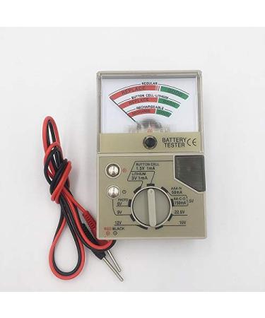 Battery Tester with Meter - Electric Voltage Tester for AA AAA C D N Button Cell Batteries - Accurate Battery Checker - Buy Online on SooperMarket.com