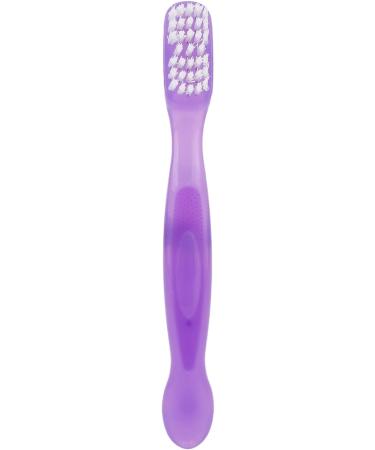 False Teeth Brush Plaque Removal Denture Toothbrush Double Sided Ergonomic Portable Soft Hair for Home Travel for Elderly(Purple) - Buy Online on SooperMarket.com