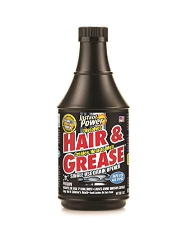 Instant Power Hair & Grease Liquid Drain Opener 20 oz.