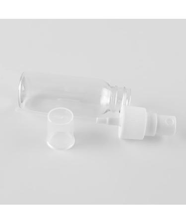 10 Pieces 30ml Brown Plastic Spray Bottles | Fine Fog Atomizers for Travel | Perfume & Cosmetics Bottles with 2x Funnels - Buy Online on SooperMarket.com